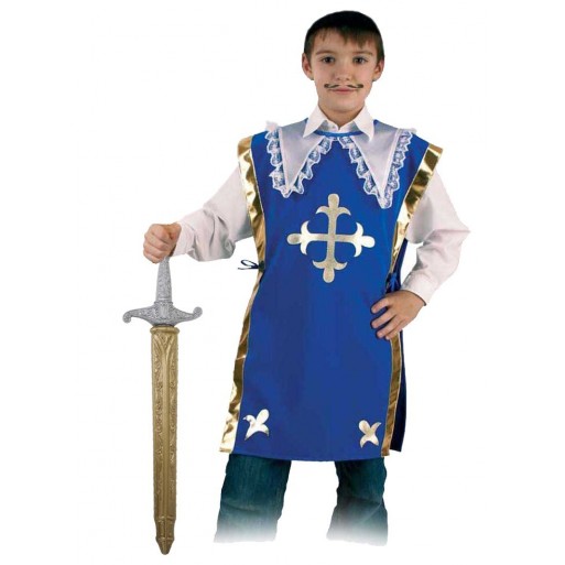 Costum pentru serbare Muschetarul Athos cu sabie 116 cm :: Fries