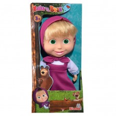 Papusa cu corp moale Simba Masha and the Bear 23 cm Masha Soft Doll :: Simba