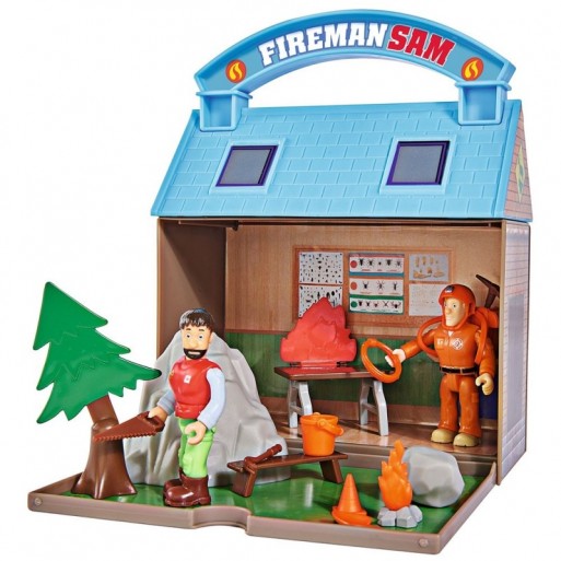 Jucarie Simba Statie montana Mountain Activity Centre Fireman Sam Bergstation cu 2 figurine si accesorii :: Simba