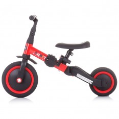 Tricicleta si bicicleta Chipolino Smarty 2 in 1 red :: Chipolino