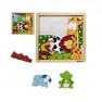 Joc puzzle din lemn Animale :: Playshoes