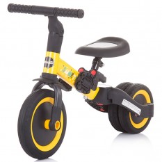 Tricicleta si bicicleta Chipolino Smarty 2 in 1 yellow :: Chipolino