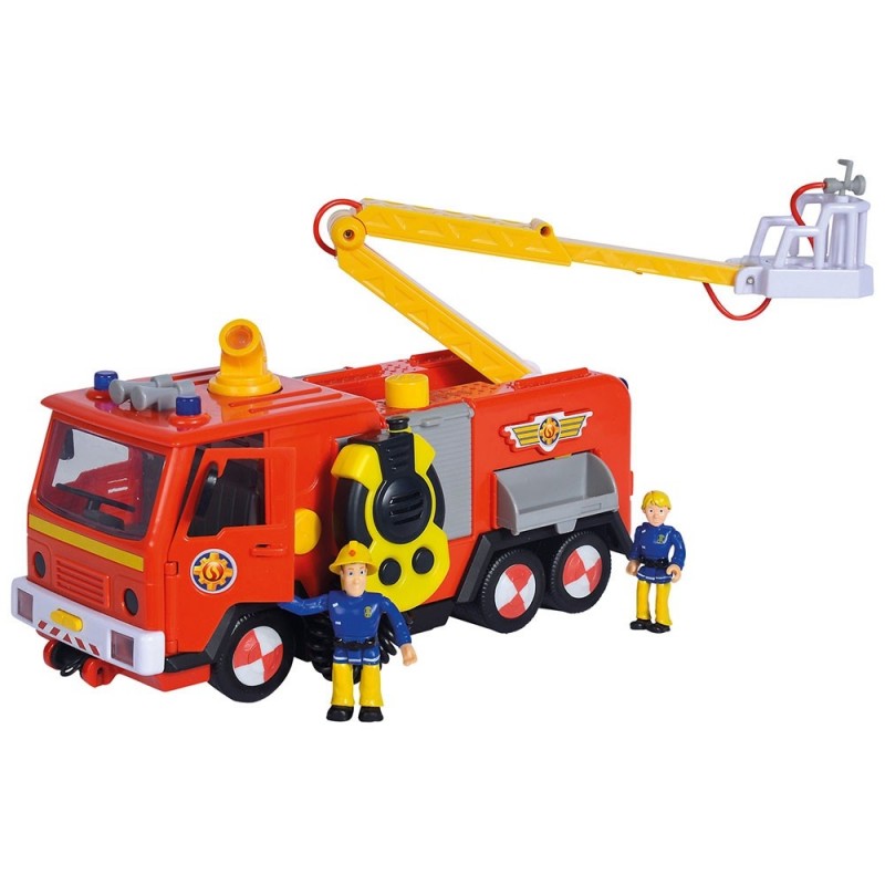 Masina de pompieri Simba Fireman Sam Ultimate Jupiter cu 2 figurine si accesorii :: Simba