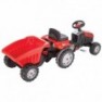 Tractor cu pedale si remorca Pilsan Active with Trailer 07-316 red :: Pilsan