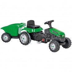 Tractor cu pedale si remorca Pilsan Active with Trailer 07-316 green :: Pilsan