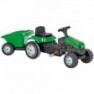 Tractor cu pedale si remorca Pilsan Active with Trailer 07-316 green :: Pilsan