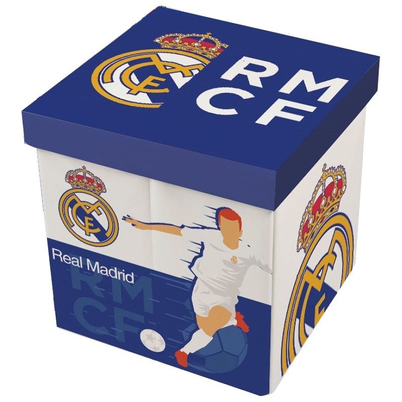 Taburet pentru depozitare jucarii Real Madrid CF :: Arditex