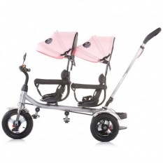 Tricicleta gemeni Chipolino 2Play peony pink :: Chipolino