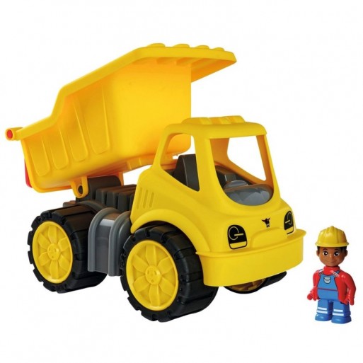Camion basculant Big Power Worker cu figurina :: Big