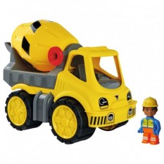 Camion betoniera Big Power Worker cu figurina :: Big